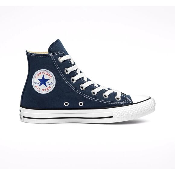 Converse Chuck Taylor All Star High Top Sneaker Navy Skater Streetwear W8 M6 - Picture 1 of 10
